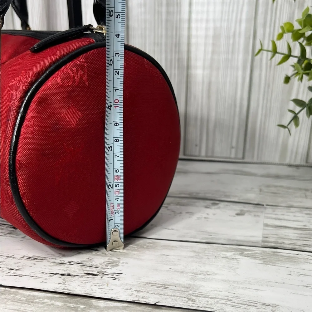 MCM Red and Black Shoulder Bag